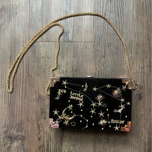 Velvet Starry Night Purse